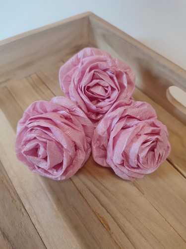Krepppapier blumen hochzeit - blumen,