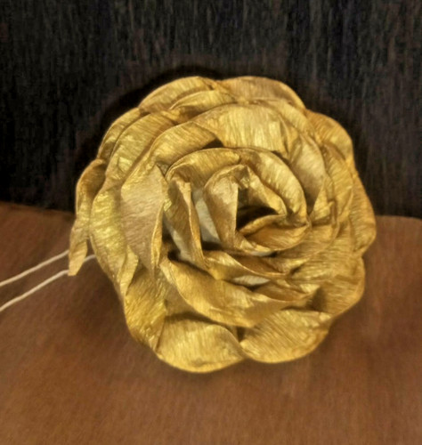 Große krepprosen 10cm - 25,